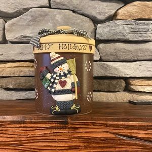 Holiday cookie jar